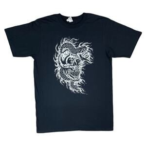 Cool Snake Skull T Shirt